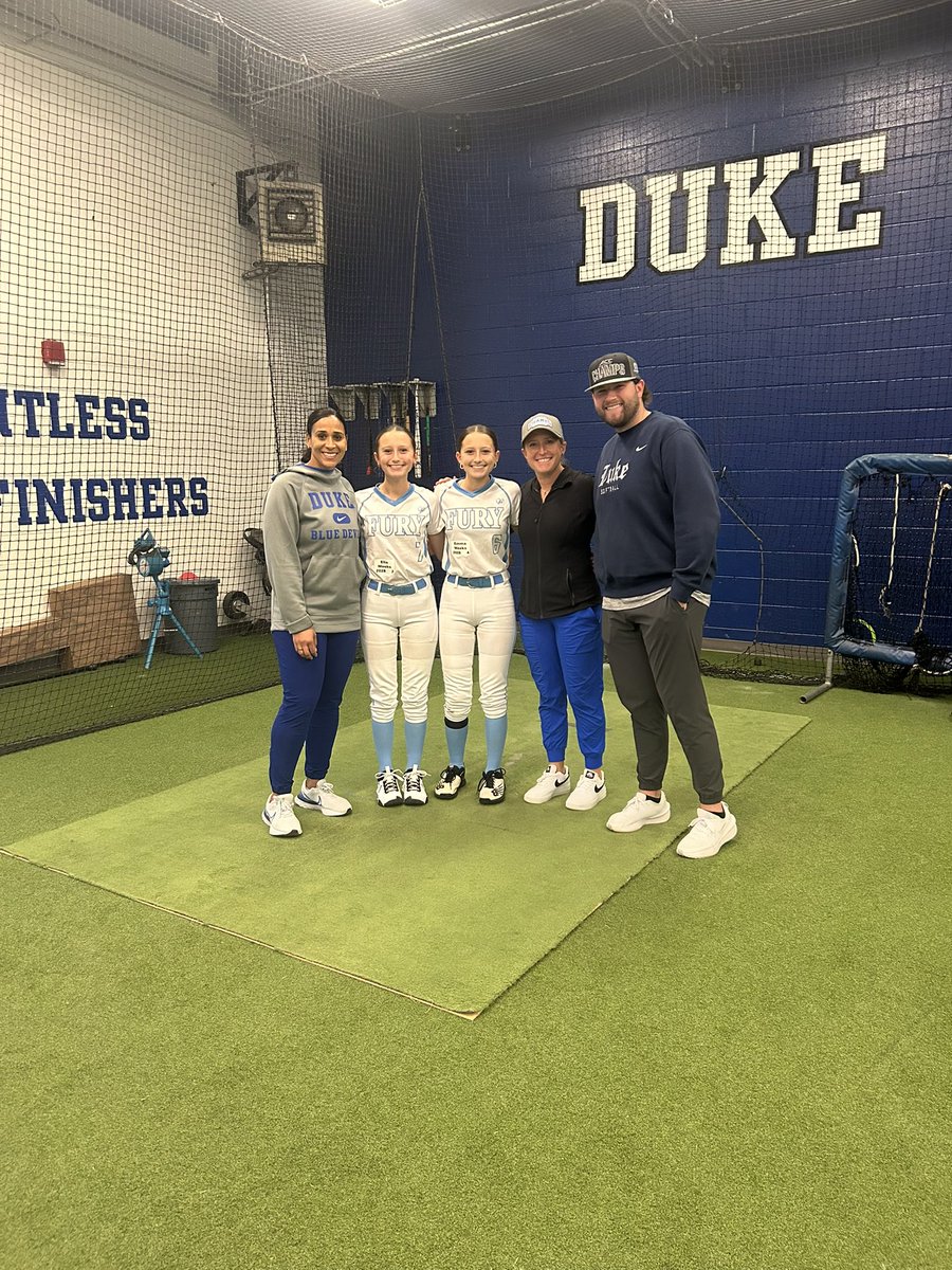 Had an amazing time <a href="/DukeSOFTBALL/">Duke Softball</a> camp. I definitely learned some new things to take away from this camp!!!!! <a href="/DukeCoachYoung/">Marissa Young</a> <a href="/premier2028wall/">Fury Premier 2028 - Wall</a> <a href="/prstaggs/">Parker Staggs</a> <a href="/ExtraInningSB/">EXTRA INNING SOFTBALL</a>