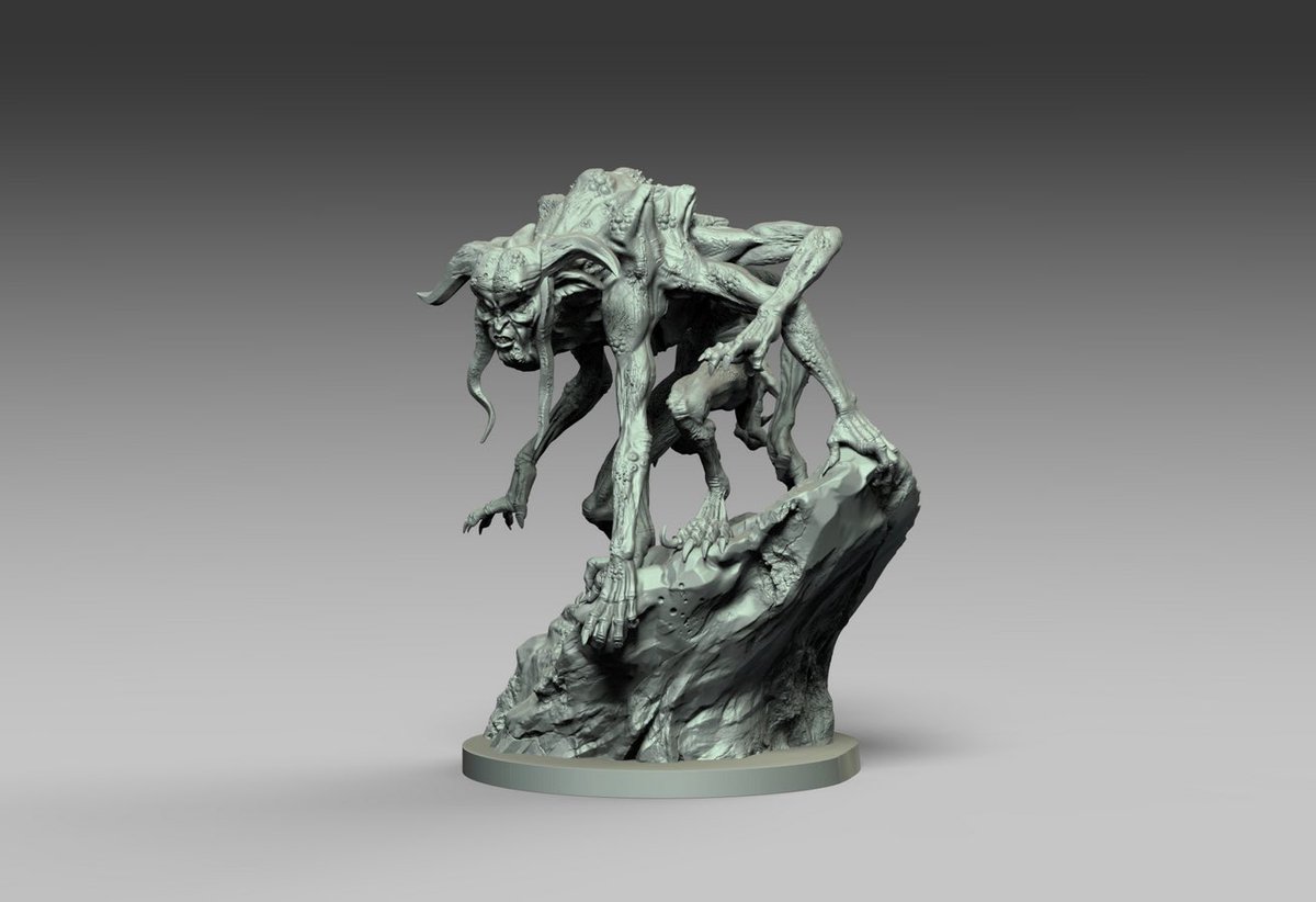 Sculpture becomes nightmare