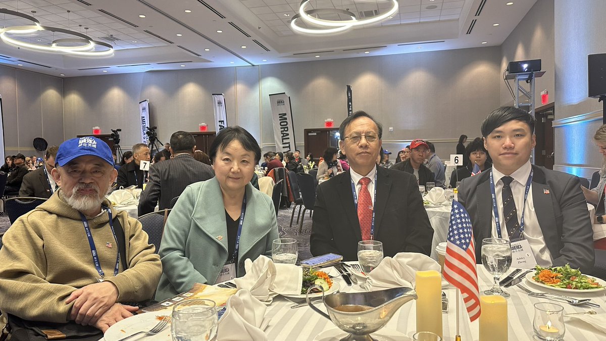 At a celebration party for Trump Inauguration in Virginia with fellow patriots.

L-R:  from Canada, Australia and New Zealand.