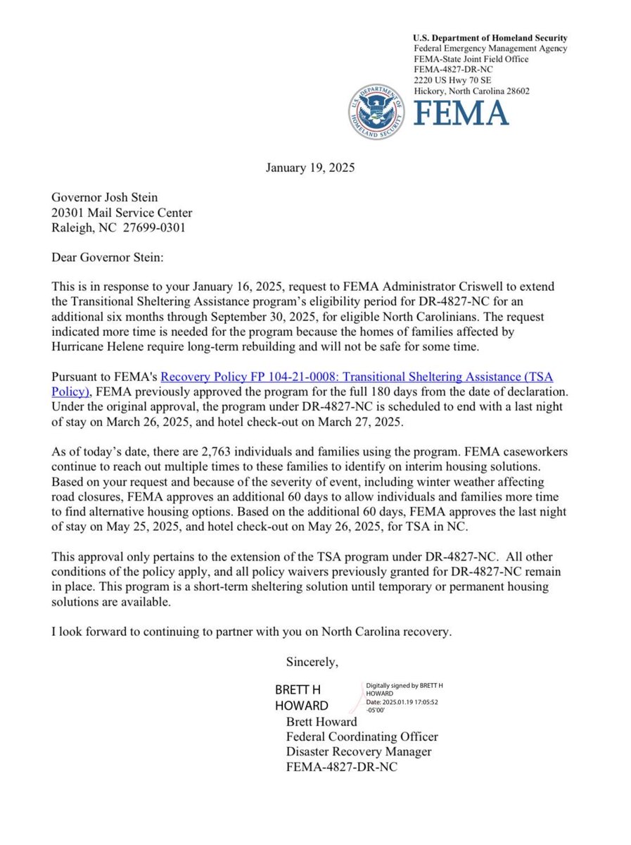 Governor Josh Stein tweet media