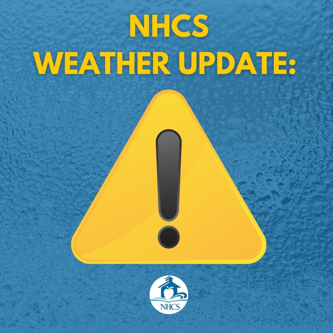 Tuesday, 1/21: 
Remote Learning Day: Students at <a href="/ncseatech/">SEA-TECH</a>, <a href="/IsaacBearECHS/">Isaac Bear ECHS</a>, WECHS, <a href="/CodingtonES/">Codington</a>, <a href="/EatonElemSchool/">Eaton Elementary</a>, <a href="/SnipesAcademy/">Snipes Academy</a> &amp; <a href="/freeman_bears/">Rachel Freeman School of Engineering</a> will have a remote learning day.

Extracurricular Activities: All extracurricular activities scheduled for Tuesday are canceled.