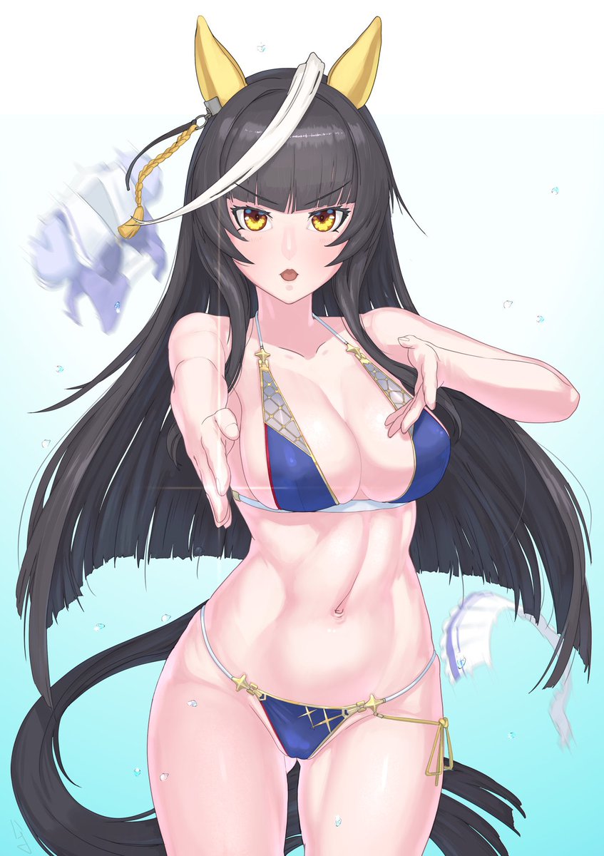 #寒い時こそ水着絵を貼ろう 