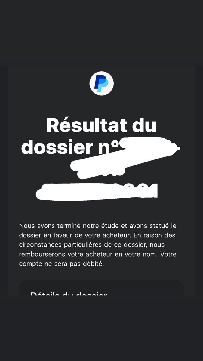 ATTENDEZ QUOI ? Depuis quand paypal paie les litiges ?? Je savais même pas que c’était possible