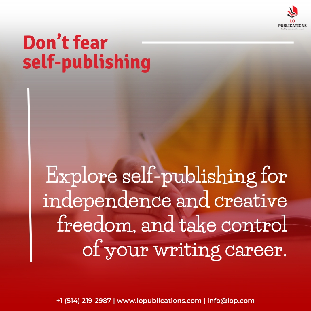 Lo_Publications's tweet image. Your story deserves to be told—why wait for permission? Self-publish and own your journey.

#LOPublications
#SelfPublishing
#BeInCharge
#TakeCharge
#TakeControl
#BookPublisher
#Author
#Reader
#Writer