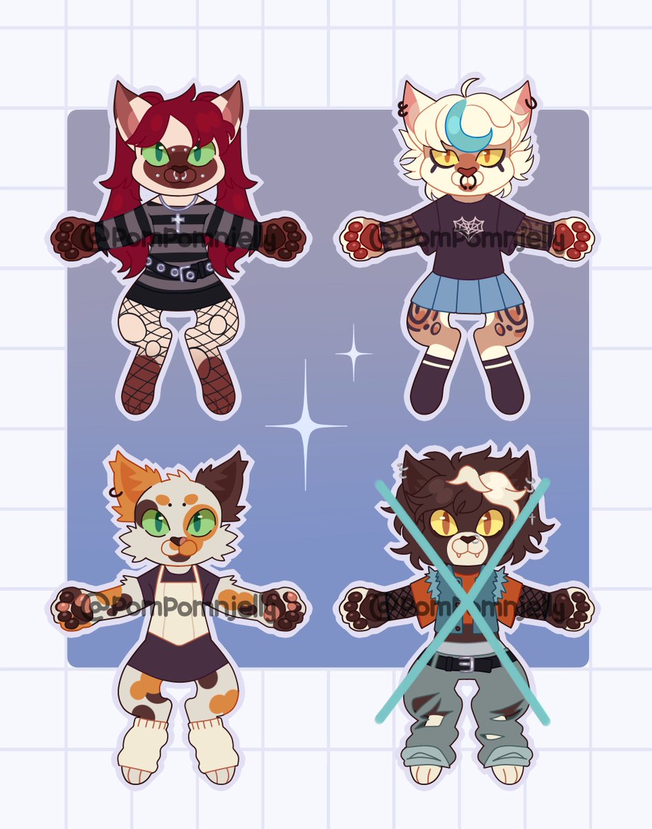 pompomnjelly's tweet image. + ° . ๑・° ⊹ . + ° . ๑・° ⊹ . + ° . ๑・° ⊹ . + 
1 adopt x 15$ USD  
3 adopts x 40$ USD 
+ ° . ๑・° ⊹ . + ° . ๑・° ⊹ . + ° . ๑・° ⊹ . + 
DM me if you are interested !!&amp;lt;3

#furryadopts #furryreference #furryartist #furryartwork #furryadopt #furryadoptable