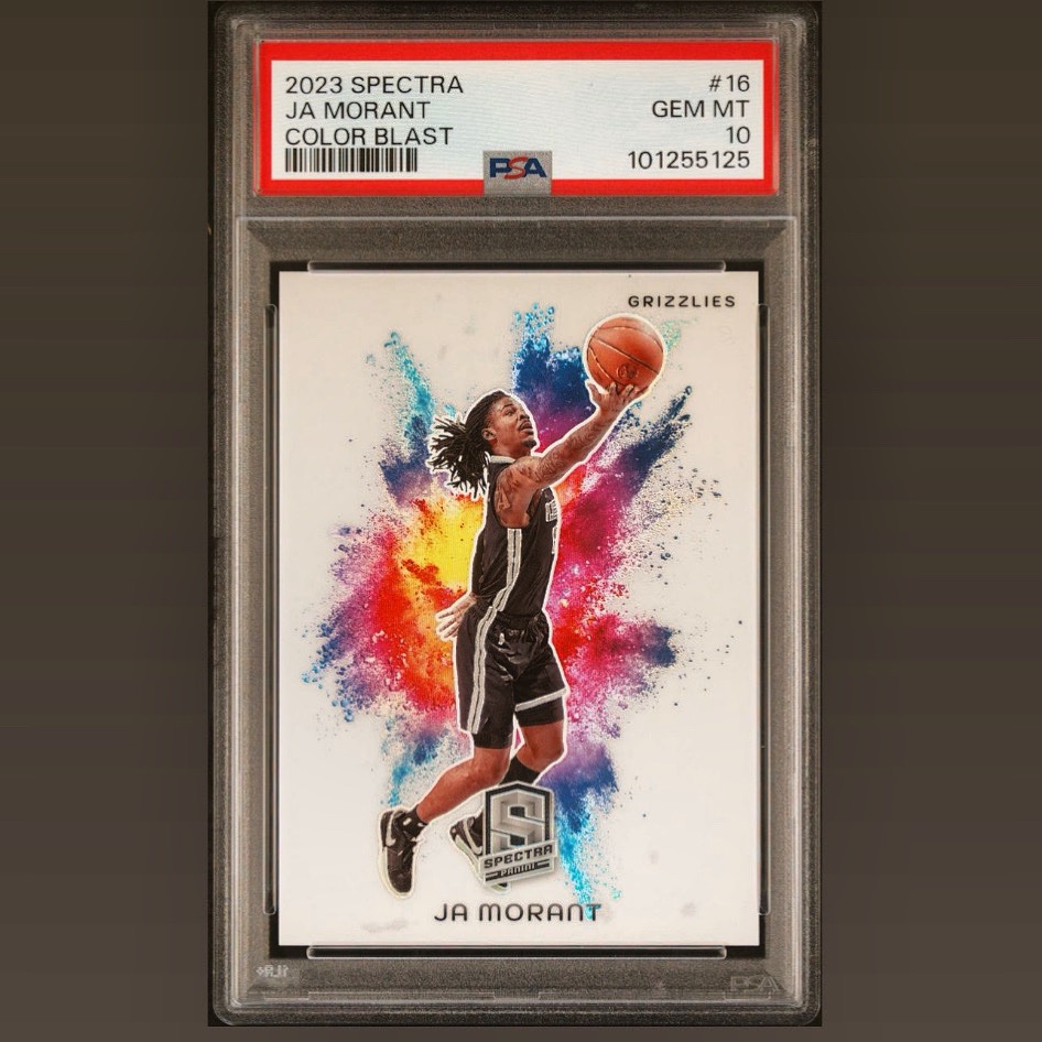 Josh Allen Kaboom
Ja Morant Color Blast vertical PSA 10 - pop 6!!