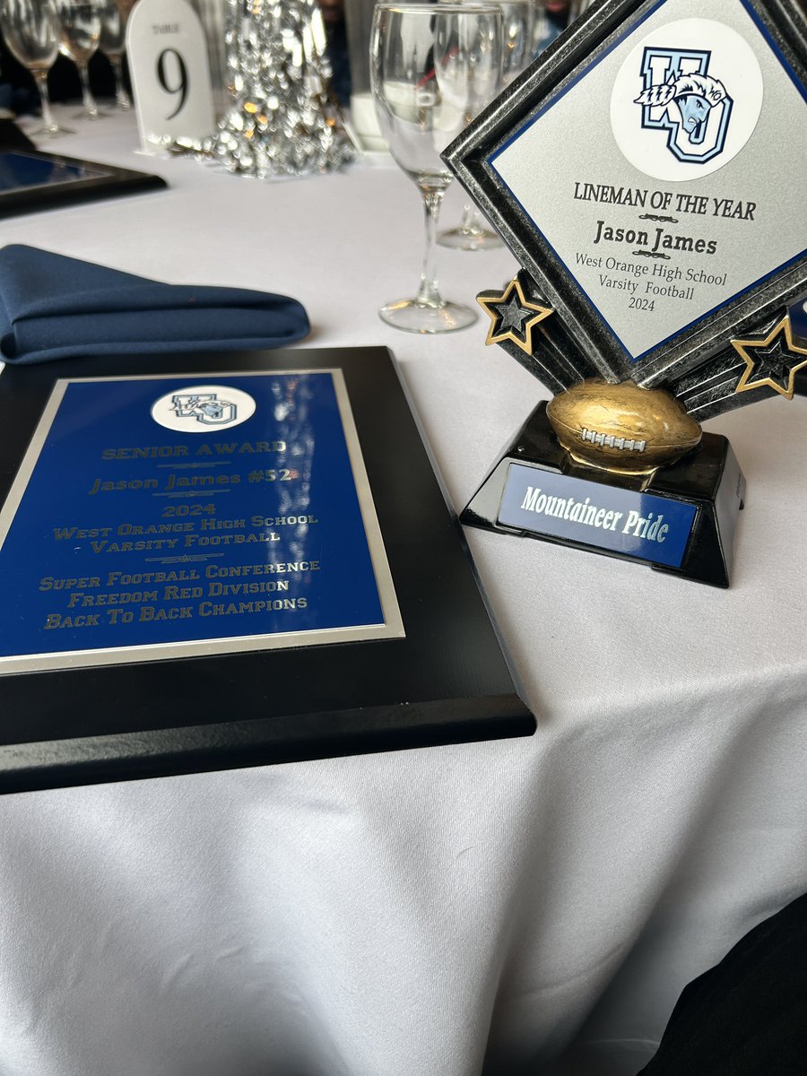 Had a great time at our Annual Football Banquet. Blessed to receive the Lineman of The Year Award and to be a back to back Freedom Red Division Conference Champ!! Now onto the next chapter of my career! <a href="/CoachDgrant/">Darnell Grant</a> <a href="/DMFootball258/">Driven Minds</a> <a href="/WestOrangeHSFB/">WestOrangeHSFootball</a> <a href="/wohssportsnj/">West Orange Mountaineers Sports</a> <a href="/PrepRedzoneNJ/">Prep Redzone New Jersey</a>