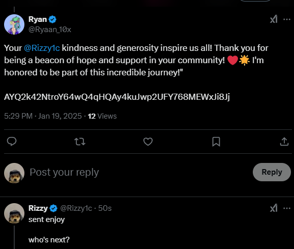 Rizzy tweet media