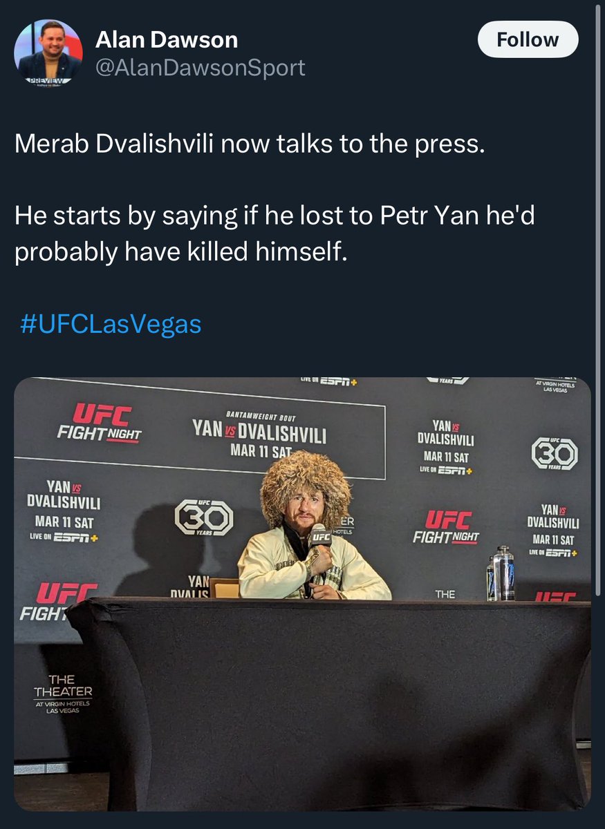 owenswdMMA's tweet photo. This may be my favourite tweet ever https://t.co/Xvrvux7u53