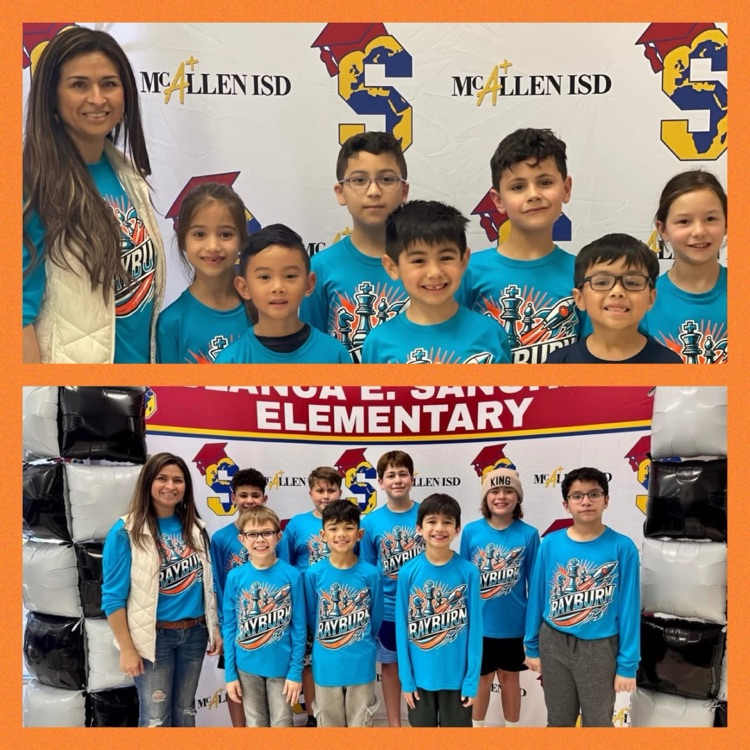 Rockets120's tweet photo. ๐Our amazing chess team competed in a tournament at Sanchez Elementary yesterday and the results are amazing! We are so proud of our students and chess sponsors! Congratulations to all who participated!
#chessteam #RayburnRockets @McAllenISD https://t.co/yWhNzwBu1s