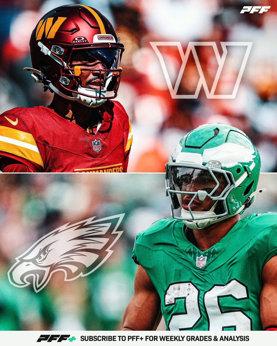 PFF's tweet image. An NFC East showdown for the right to go to the Super Bowl 🏆🍿
