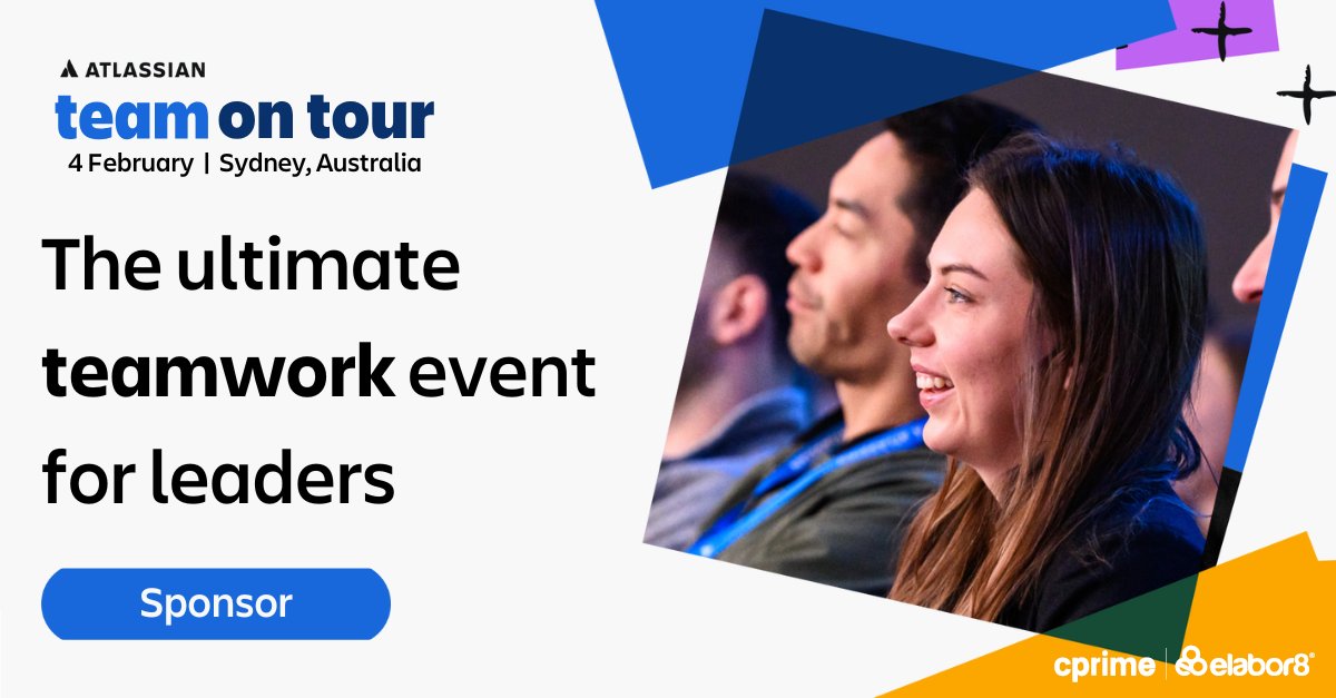 Only two weeks to go until Team on Tour: Sydney! Don’t miss the opportunity to learn about how to turn AI into your team's advantage while maximising the impact with Atlassian's System of Work. Get your tickets here: bit.ly/42dQtfI #MeetMeAtTEAMONTOUR:SYDNEY