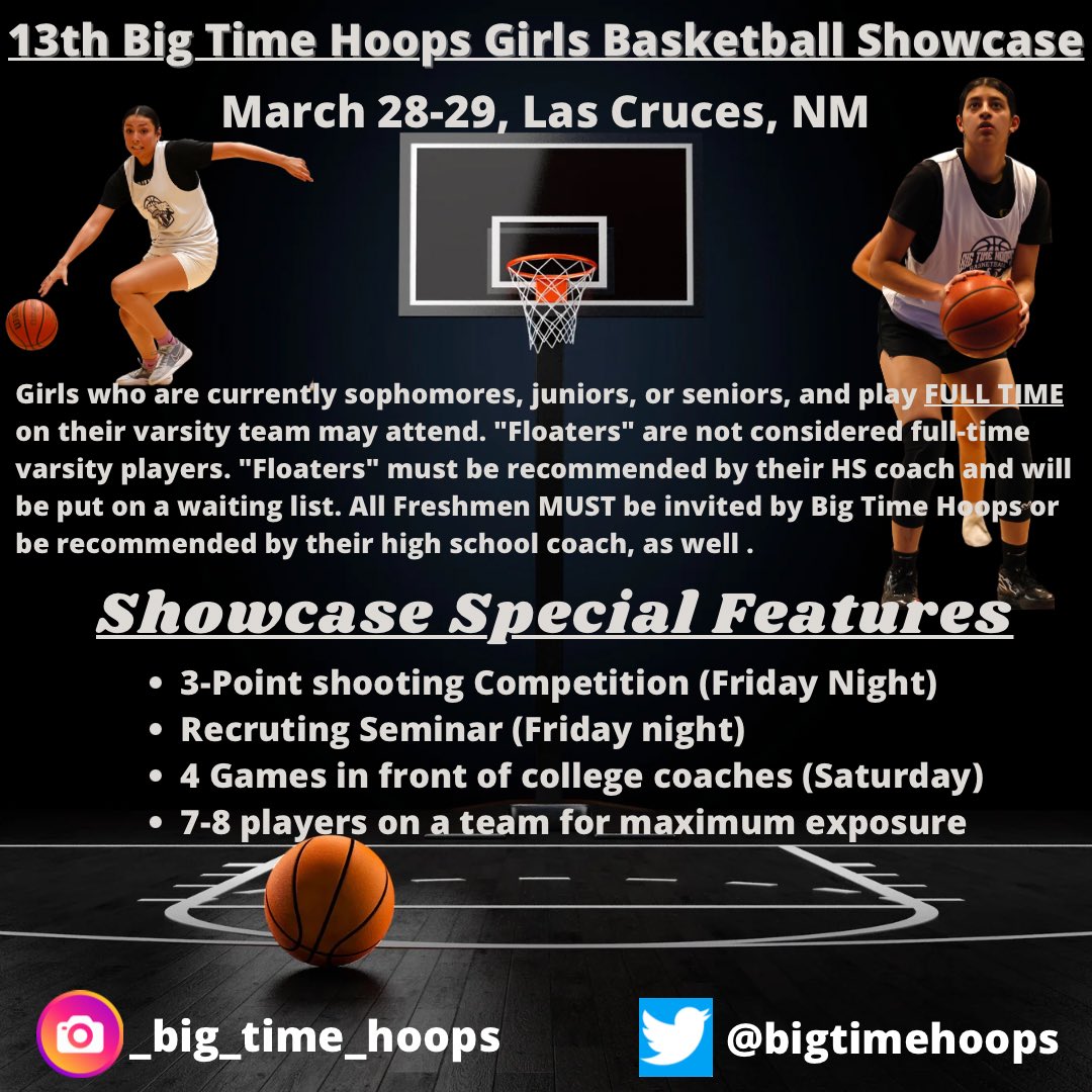 bigtimehoops's tweet photo. ✴️ Showcase Registration ✴️
The 13th Big Time Hoops Showcase registration will open on Sunday, February 15th. #TakingItToTheNextLevel https://t.co/Ge5lgaY9ke