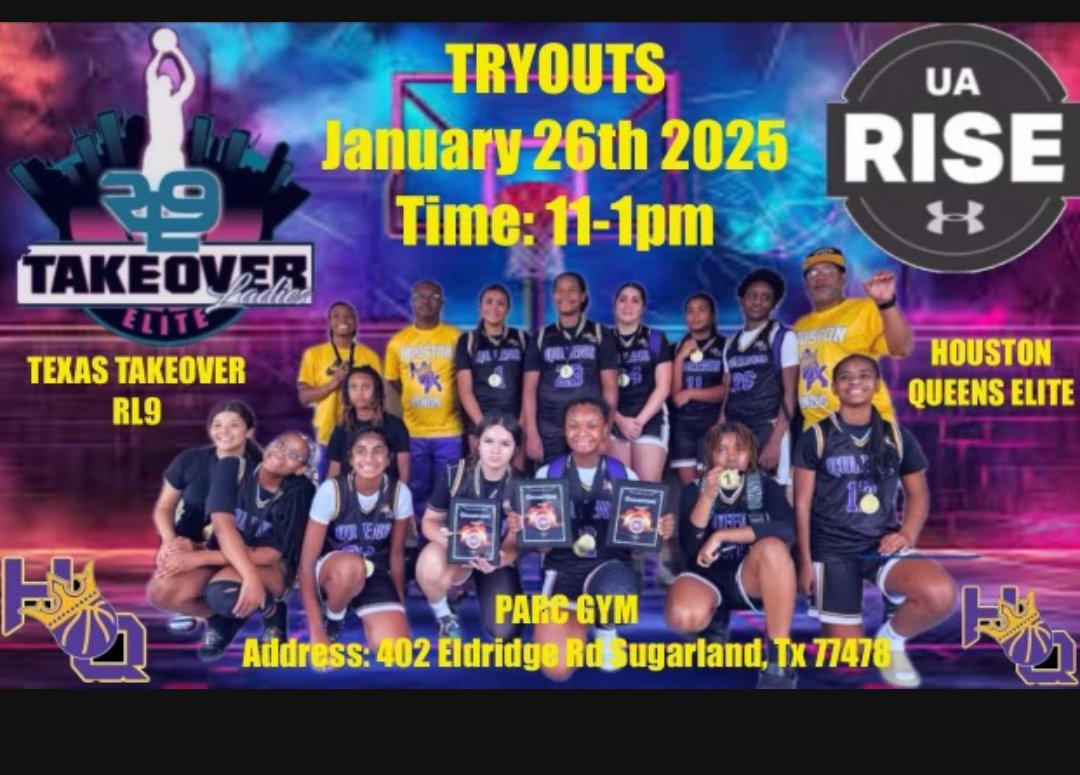 Come and join an exciting program that has a proven track record of developing,winning and putting players in colleges at every level. We will be playing on the Under Armour Circuit this season. Come out and join and sit back and enjoy the ride. 👸🏾👸🏼👸🏻 🏀💪🏾👊🏾!!!