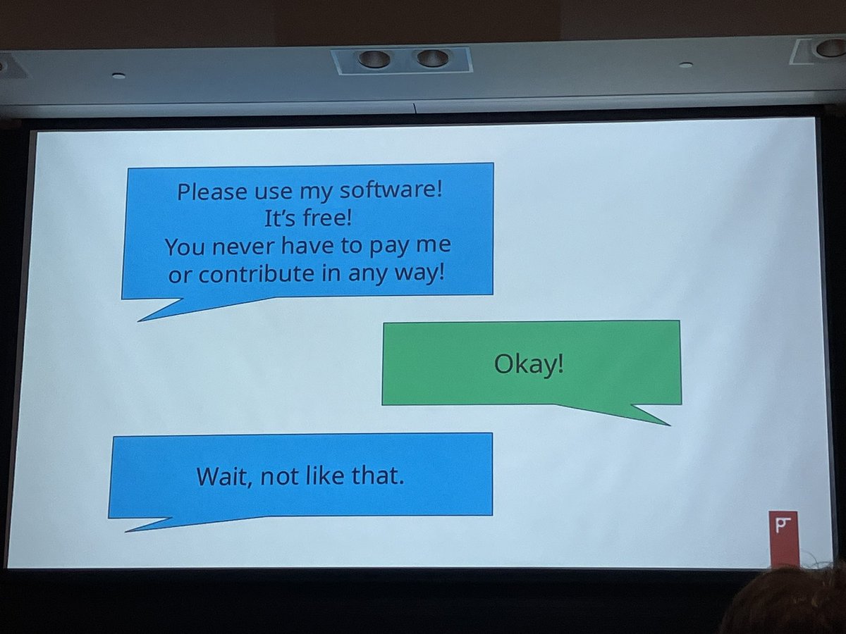 cameronjonesweb's tweet photo. This opening keynote at #EverythingOpen is just gold https://t.co/UwlUy7pFrK