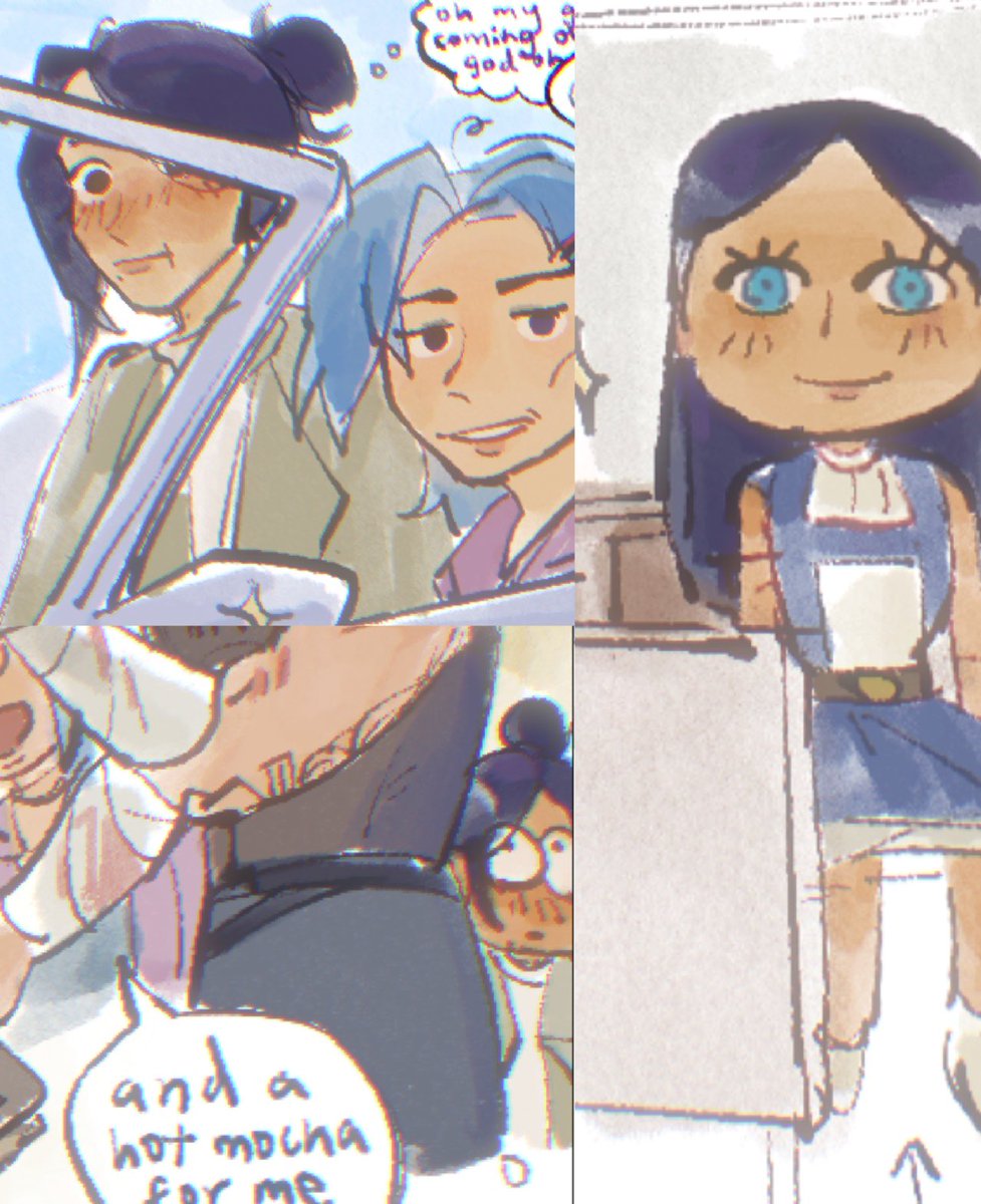 kitsastik's tweet photo. First post of the year and ofc it’s arcane.. here are some of my actor au headcanons 😍

#caitvi #jinx #vi #caitlynkiramann #Ekko https://t.co/Q0jpkWdVpL