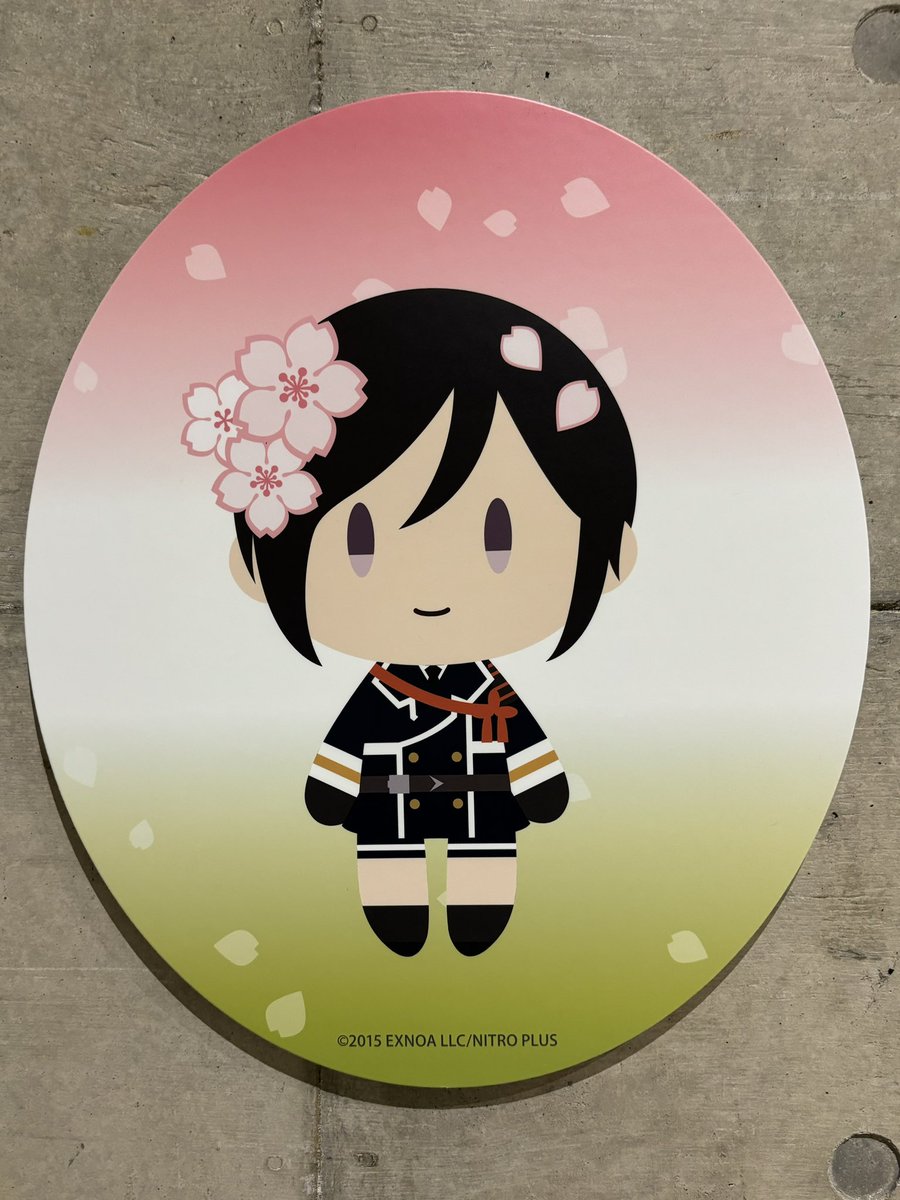 薬研藤四郎 「薬研さん祝装と桜さんぽ!アクスタで知っていたとはいえあのサイズ感で拝むと威力が凄」|わこのイラスト
