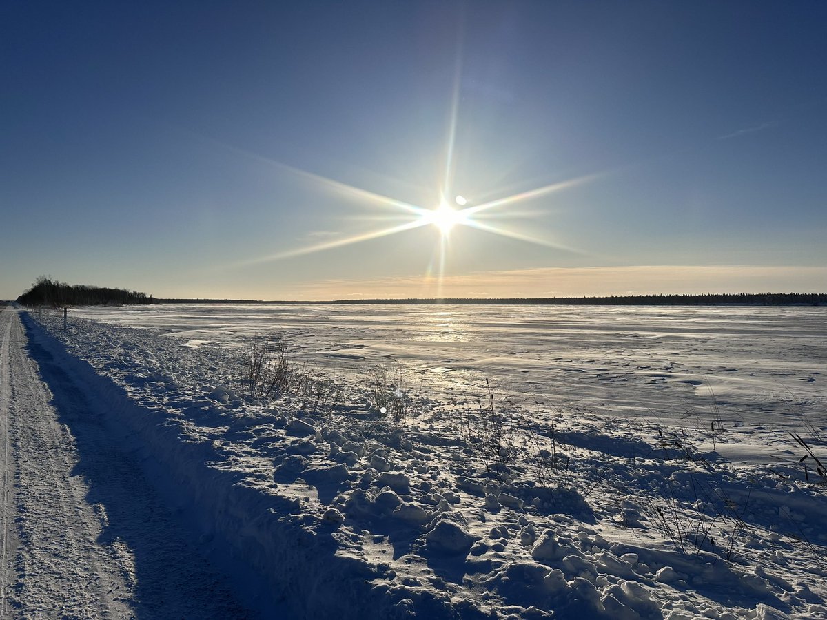 Kengadders's tweet photo. Number# Highway &amp; Saskatchewan River https://t.co/ba0EFdUvVV