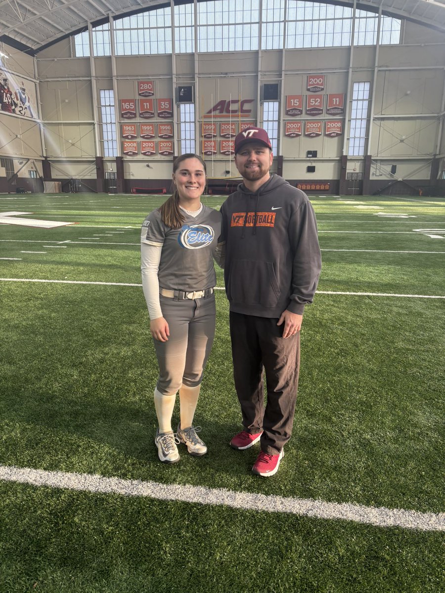 Katie “Katherine-Kaey” Mann (@mannkatie2027) on Twitter photo Chilly day in Blacksburg today! Thank you <a href="/HokiesSoftball/">Virginia Tech Softball</a> for a great camp!! Happy to be back! 🦃🧡<a href="/VTechSBcoach/">Pete</a> <a href="/michaellew10/">Mike Lewis</a>
<a href="/CE_Dodson/">Carolina Elite Dodson 2027</a> Chilly day in Blacksburg today! Thank you <a href="/HokiesSoftball/">Virginia Tech Softball</a> for a great camp!! Happy to be back! 🦃🧡<a href="/VTechSBcoach/">Pete</a> <a href="/michaellew10/">Mike Lewis</a>
<a href="/CE_Dodson/">Carolina Elite Dodson 2027</a>
