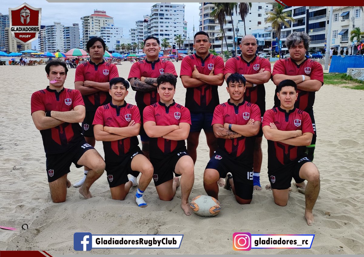 Gladiadores_RC's tweet photo. Gladiadores presente en el Torneo de Rugby Playa "Copa Poseidón" Salinas 2025 https://t.co/EfEiBkNx9v