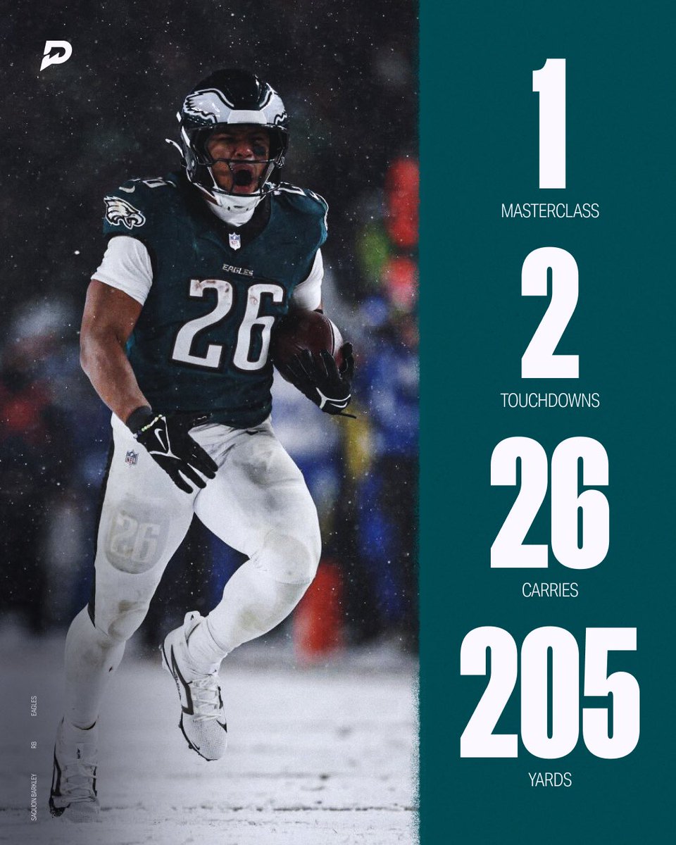 PrizePicks (@prizepicks) on Twitter photo Saquon Barkley just had a masterclass in the snow 🥶
If Derrick Henry can out rush him (206 yards) we’ll choose 22 WINNERS to receive a 4-Pick Power Lineup for a shot at $1,000 💸
To Enter:
✅ Must follow <a href="/PrizePicks/">PrizePicks</a>
👍 Like + RT this post
💬 Reply below if you think Henry Saquon Barkley just had a masterclass in the snow 🥶
If Derrick Henry can out rush him (206 yards) we’ll choose 22 WINNERS to receive a 4-Pick Power Lineup for a shot at $1,000 💸
To Enter:
✅ Must follow <a href="/PrizePicks/">PrizePicks</a>
👍 Like + RT this post
💬 Reply below if you think Henry