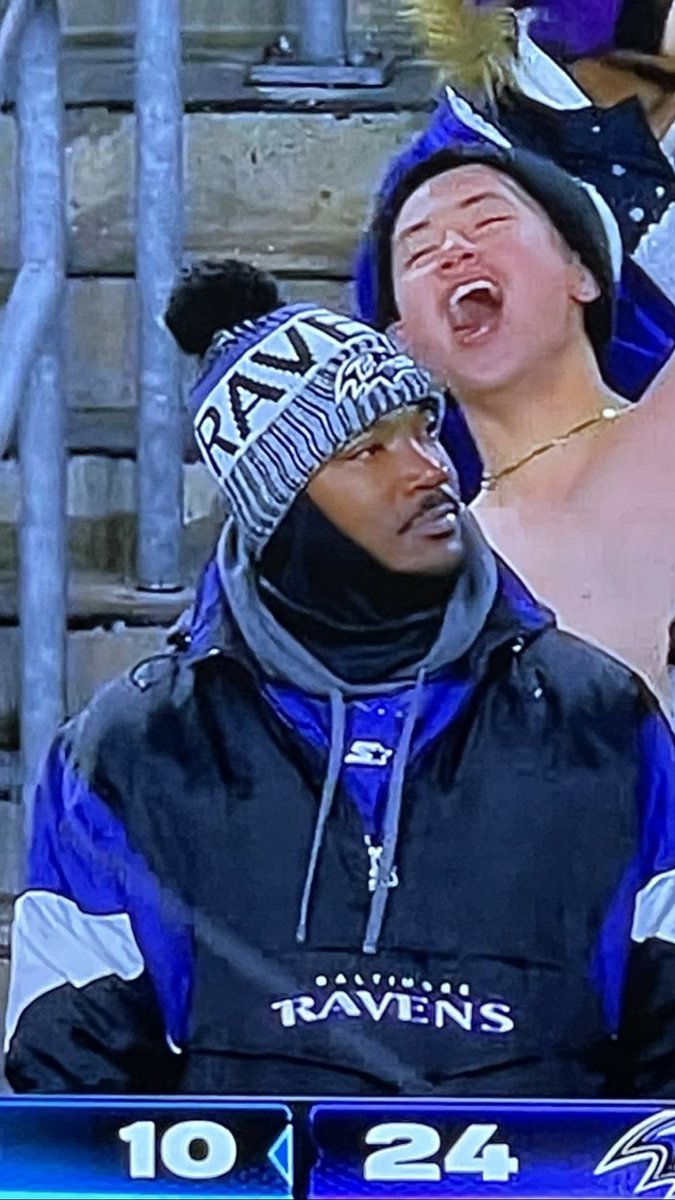 TrueLaurels's tweet photo. He literally came back to life as a Ravens fan. This tracks. https://t.co/FdZQTLJDxK
