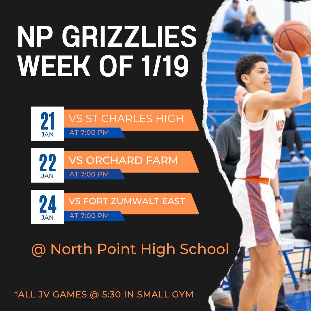 NPGrizzliesBBB's tweet photo. We’ve got a busy week at home! Lets get to work and get better! https://t.co/1NF8LcLw5N