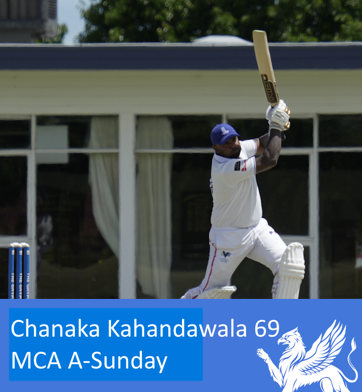 Chanaka Kahandawala 69 (47) 6 x 4s, 4 x 6s versus Burnley CYMS