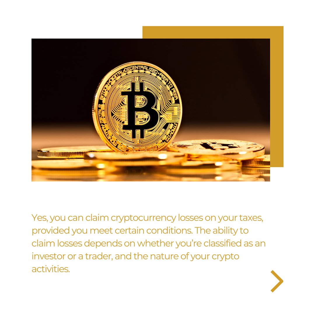 CryptoAustralia's tweet photo. 💰 Can You Claim Crypto Losses on Your Taxes? 💰

If the crypto market hasn’t been kind to you this year, there’s good news—you may be able to claim your losses! 🙌 https://t.co/vWd12BwYY0