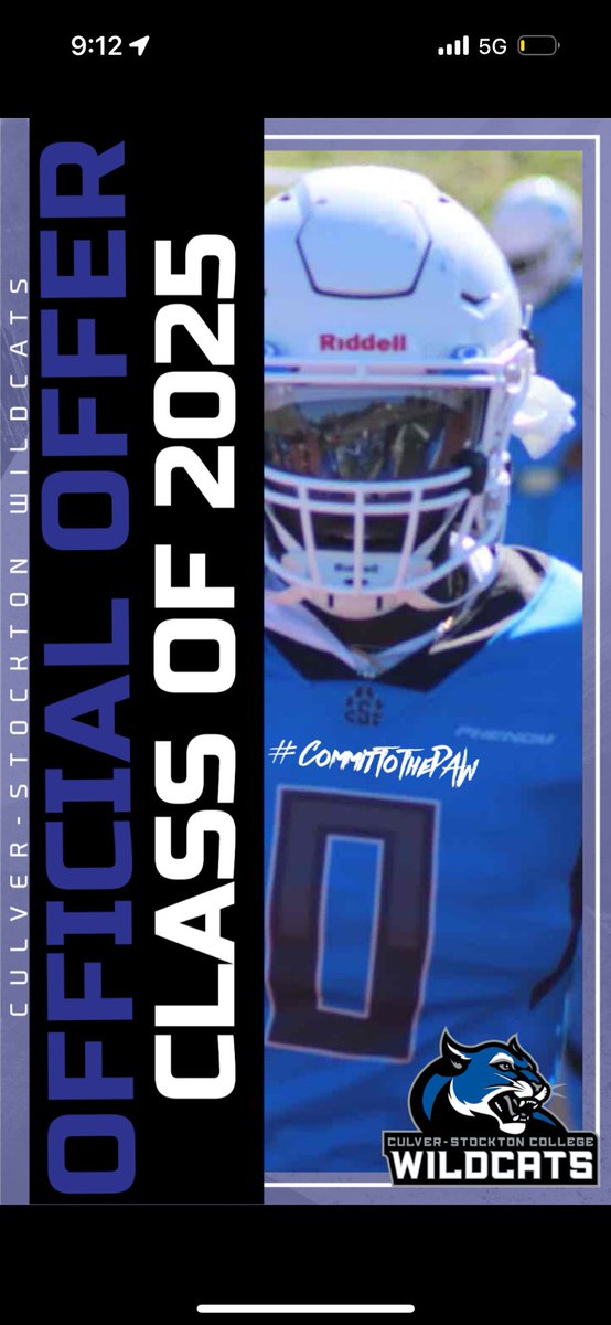 raymond vega (@raymond_vega15) on Twitter photo Blessed to receive an offer from Culver Stockton College!!. 💙🤍
<a href="/CSCwildcatsFB/">Culver Football</a> <a href="/CoachCutshaw/">Roy Cutshaw Jr</a> <a href="/CoachMaxSmithHC/">CoachMaxSmith</a> <a href="/PParkFB/">Pinellas Park Football</a> <a href="/PinellasHSMedia/">Pinellas Highschool Media Group</a> Blessed to receive an offer from Culver Stockton College!!. 💙🤍
<a href="/CSCwildcatsFB/">Culver Football</a> <a href="/CoachCutshaw/">Roy Cutshaw Jr</a> <a href="/CoachMaxSmithHC/">CoachMaxSmith</a> <a href="/PParkFB/">Pinellas Park Football</a> <a href="/PinellasHSMedia/">Pinellas Highschool Media Group</a>