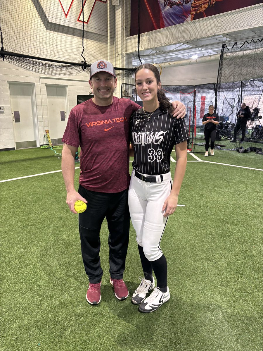 I had so much fun at the <a href="/HokiesSoftball/">Virginia Tech Softball</a>  pitching camp! I had a great time learning from the coaching staff and players while picking up new drills to improve my spins!@VTechSBcoach <a href="/michaellew10/">Mike Lewis</a> <a href="/HuemulMata/">Huemul Mata</a> <a href="/OutlawsWilliams/">OhioOutlawsWilliams</a> <a href="/TVTrojansSB/">Tusky Valley Softball</a>
