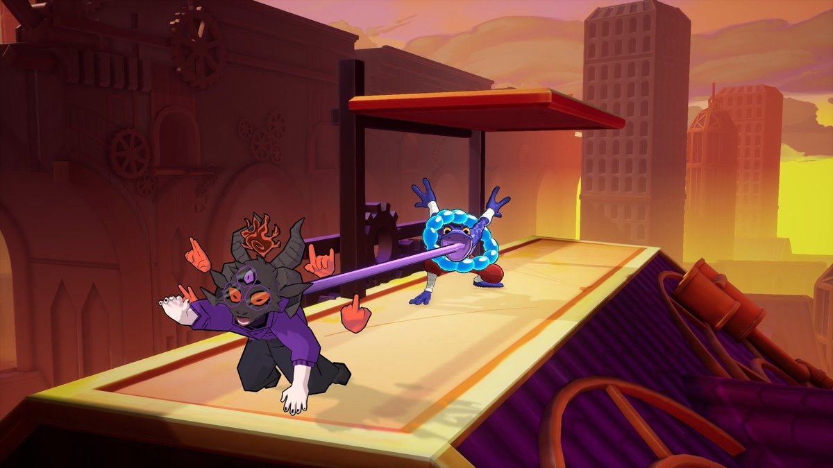 phirmth's tweet photo. LIVE NOW playing Rivals of Aether II and blasting the Sayonara Wild Hearts soundtrack!

https://t.co/fIfZLJUCOv https://t.co/emFfsRq6yZ