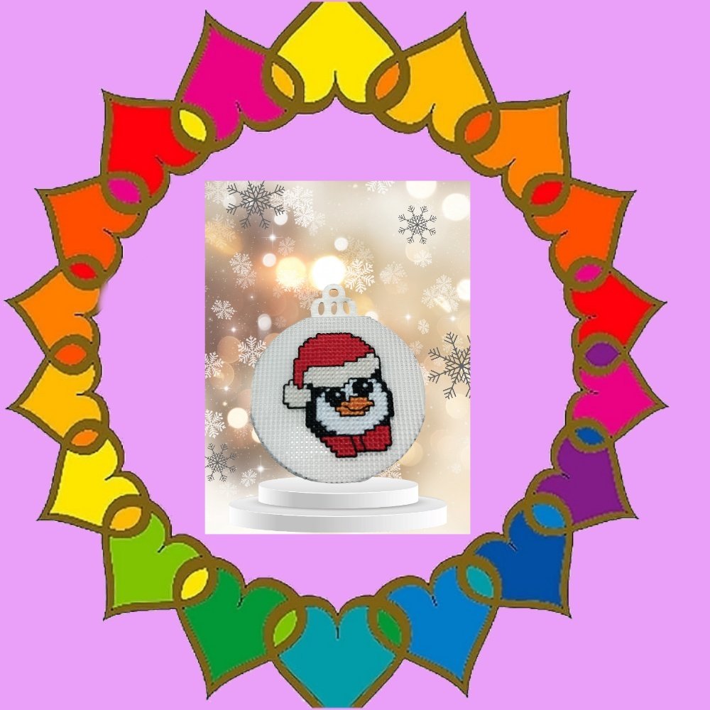 creativitadicla's tweet photo. Prima pallina natalizia per il nostro albero il prossimo Natale. Vi piace? Io sono molto soddisfatta del risultato finale, con questi materiali non avevo mai fatto nulla prima. La tela è di plastica e alla fine l'ho attaccata a una pallina di legno. 😊 😁 https://t.co/qpDvkzgYKQ