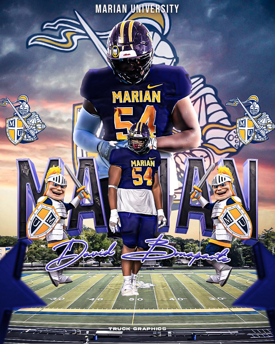 1000% COMMITTED!! GO KNIGHTS!!

<a href="/MarianUFootball/">Marian Football</a> <a href="/CoachKarrasJr/">Ted Karras Jr</a> <a href="/Coach_Jay53/">Justin Robinson</a>