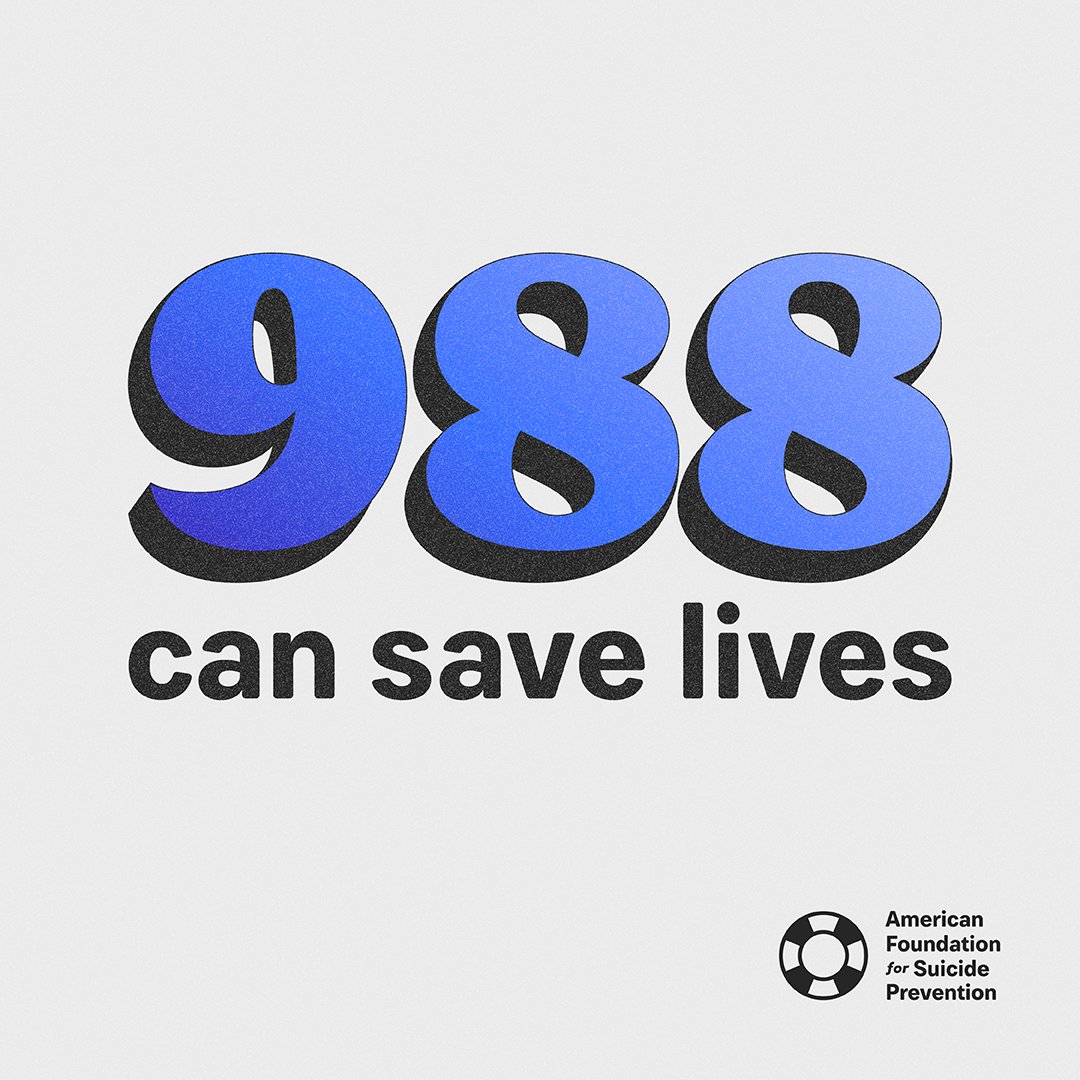 AFSPAZ's tweet photo. When it feels like the weight of the world is too much to carry, you don’t have to hold it alone. Dial 9️⃣8️⃣8️⃣ to connect with people who care, 24/7. Help is a call or text away. 💬 https://t.co/KnQIMJDv0h