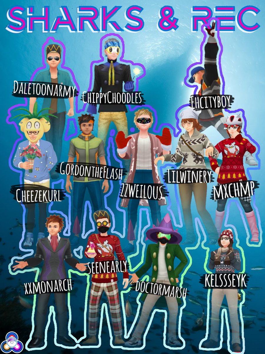 Fierce Frontier faction, formidable fish franchise, fantastic friends: Sharks &amp; Rec are ready to F their opponents up in <a href="/BattleFrontPOGO/">The Battle Frontier</a>'s Legendary tier!

Feast your eyes on the roster that will represent Sharks for the upcoming Cycle 4 🦈