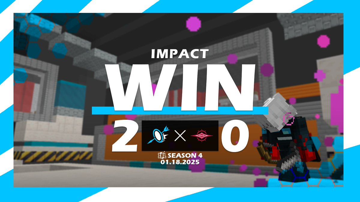 2 In one day, like it's nothing. 

IMPACT WINS 2-0 FROM NOVA

#BRACE | #IBLS4