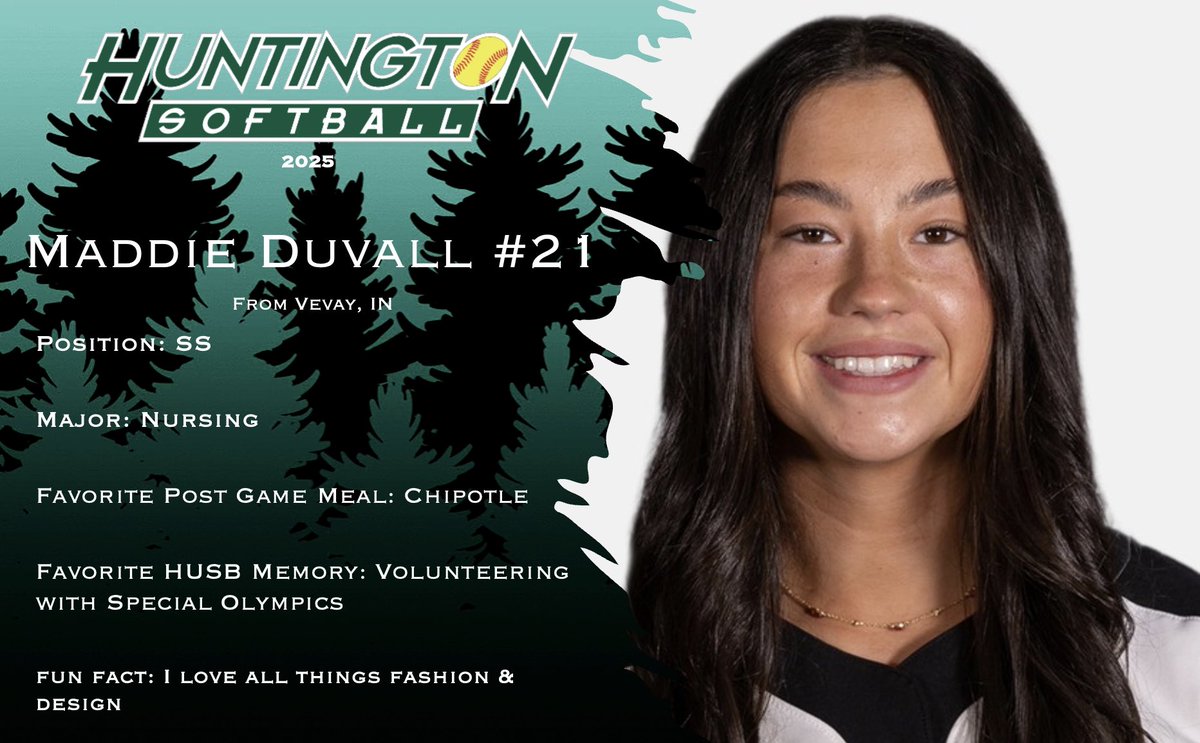 Huntington_SB's tweet photo. Our next junior is the captain of the infield, shortstop Maddie Duvall. @maddelynnduvall https://t.co/ZCSFOmGywN