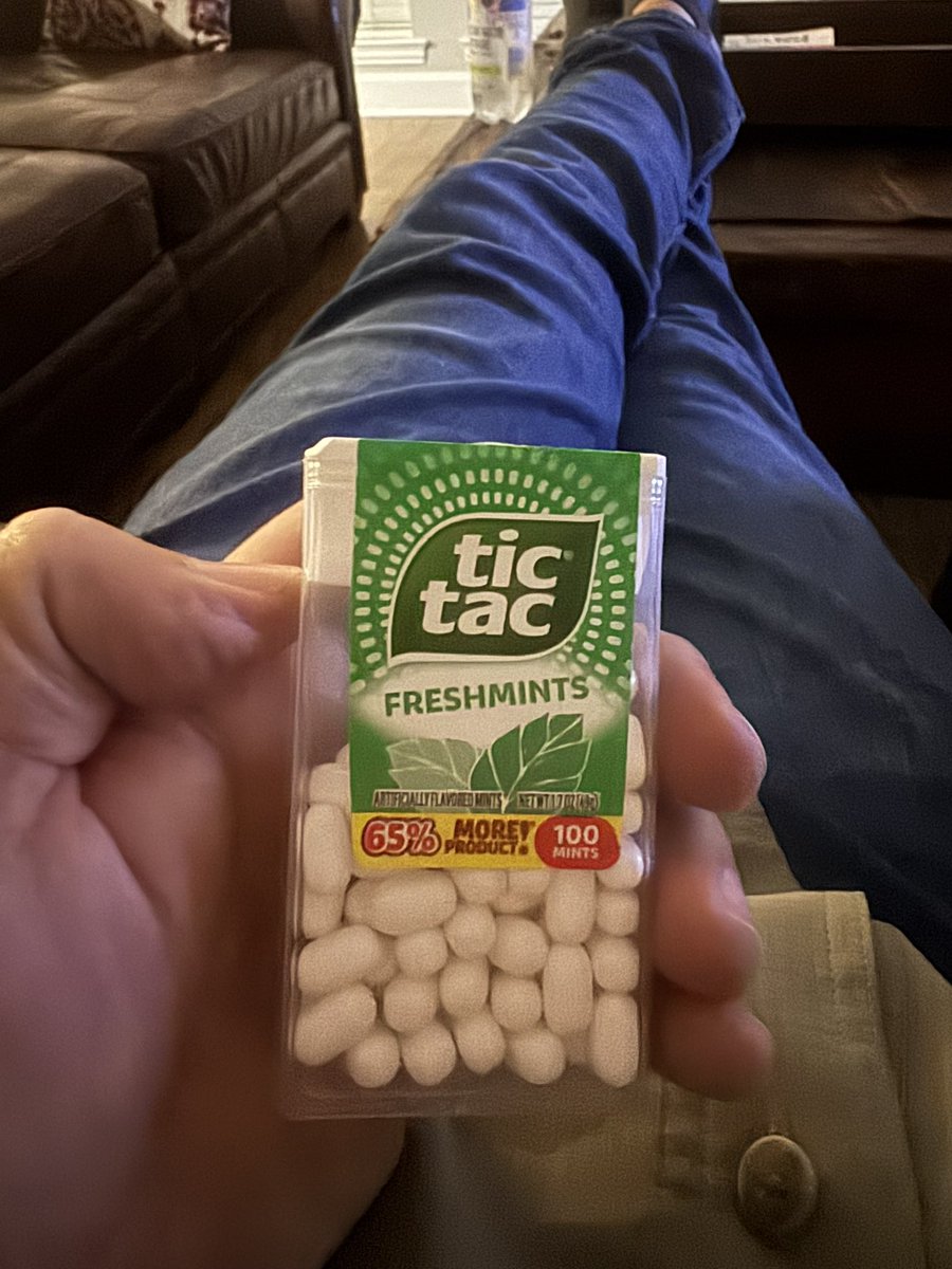 First Tik Tok now Tic Tacs the world is healing.. 🤣