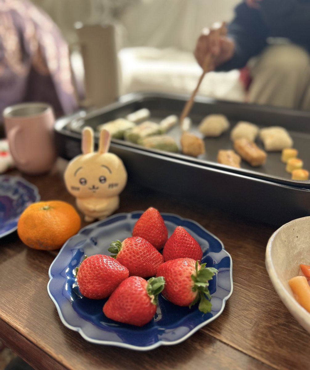 よもぎもち
醤油餅
普通のおもち
お汁粉
色んなおもち食べれた！