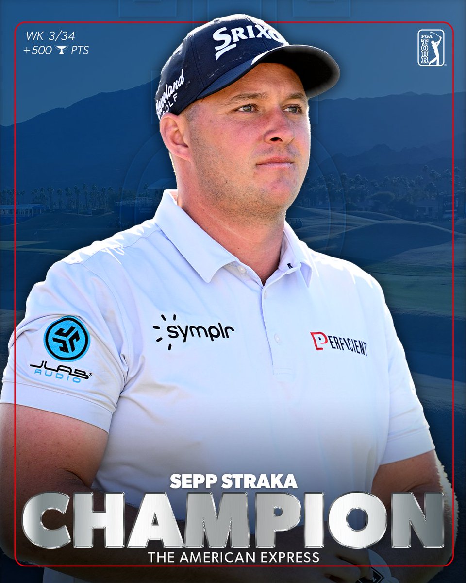 The first TOUR winner from Austria now has three 🏆🏆🏆

@SeppStraka is victorious @TheAmExGolf!