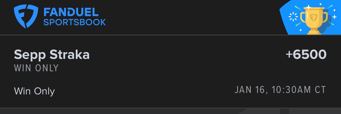 TheJTBets's tweet photo. We really just hit another outright winner in the @BetBrosPod Discord?!? 😳🤯That’s 3/3 to start 2025 with them being +1800, +12000, and +6500! https://t.co/S87VeFv5Sn