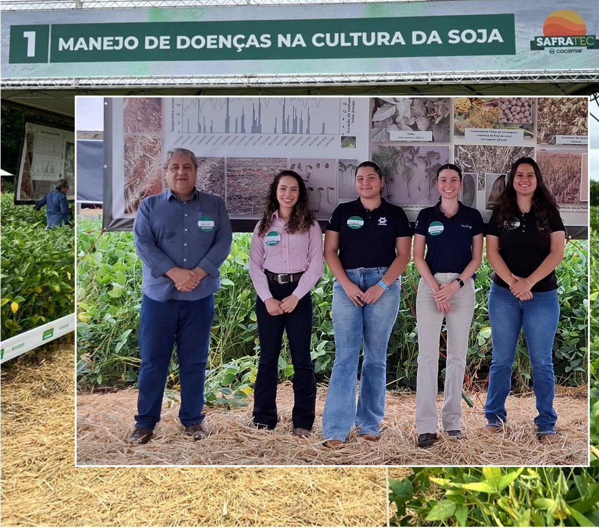 De 16 a 18 de janeiro de 2025  participamos da SAFRATEC 2025. Grande evento promovido pela Cocamar Cooperativa Agroindustrial, realizado na Unidade de Difusão de Tecnologia, em Floresta/PR.
Com equipe de estudantes de graduação de pós-graduação em UEM.