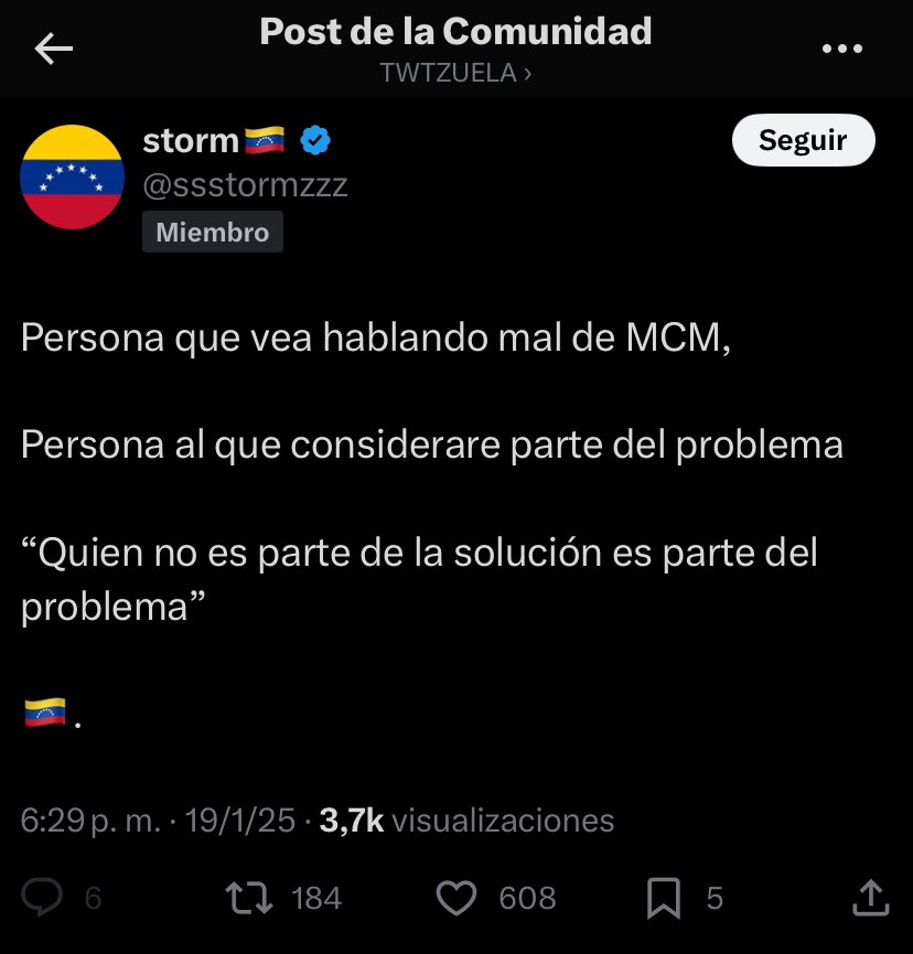 "aquí no se habla mal de Chávez"