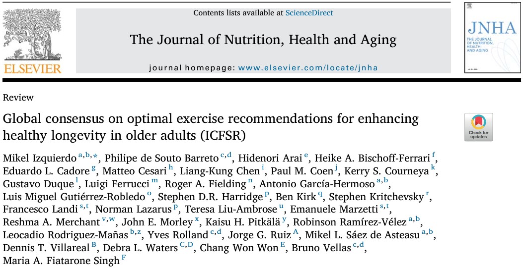 Matthew Hollings (@drexercisenerd) on Twitter photo ‼️VERY important consensus document published this month‼️
pubmed.ncbi.nlm.nih.gov/39743381/
✅ Exercise is the most comprehensive therapy for health and longevity
✅ It is most effective when individualised, not a 'one-size-fits-all'
Well done, led by <a href="/mariafiatarone/">maria fiatarone</a> <a href="/mikelizquierdo_/">Mikel Izquierdo</a> ‼️VERY important consensus document published this month‼️
pubmed.ncbi.nlm.nih.gov/39743381/
✅ Exercise is the most comprehensive therapy for health and longevity
✅ It is most effective when individualised, not a 'one-size-fits-all'
Well done, led by <a href="/mariafiatarone/">maria fiatarone</a> <a href="/mikelizquierdo_/">Mikel Izquierdo</a>