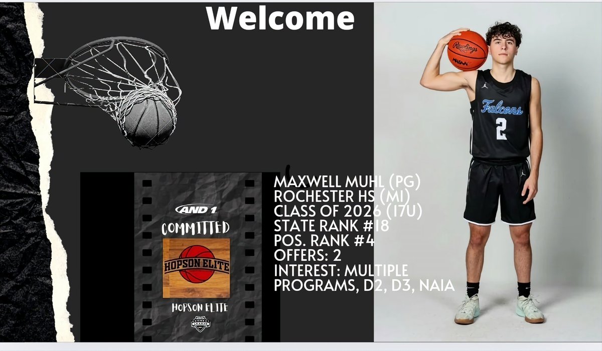 Hopson Elite Basketball Club ππ (@hopsonelitebb) on Twitter photo π¨ We are happy to welcome <a href="/maxmuhl26/">Maxwell Muhl</a> to our 17u team this AAU season, he currently holds two offers with multiple programs showing interest. Catch him this season on the <a href="/and1basketball/">AND1 Basketball</a> and <a href="/PHCircuit/">Prep Hoops Circuit π</a> Circuit. Our 2026 class is loaded, adding a key addition like Max is π€― π¨ We are happy to welcome <a href="/maxmuhl26/">Maxwell Muhl</a> to our 17u team this AAU season, he currently holds two offers with multiple programs showing interest. Catch him this season on the <a href="/and1basketball/">AND1 Basketball</a> and <a href="/PHCircuit/">Prep Hoops Circuit π</a> Circuit. Our 2026 class is loaded, adding a key addition like Max is π€―