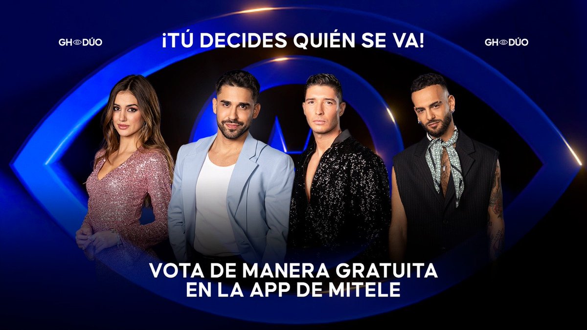 🚨 ¡ESTÁN EN TUS MANOS! 🚨 Entra en la App de <a href="/miteleonline/">mitele</a> y VOTA YA #GHDBT2 #GH19E