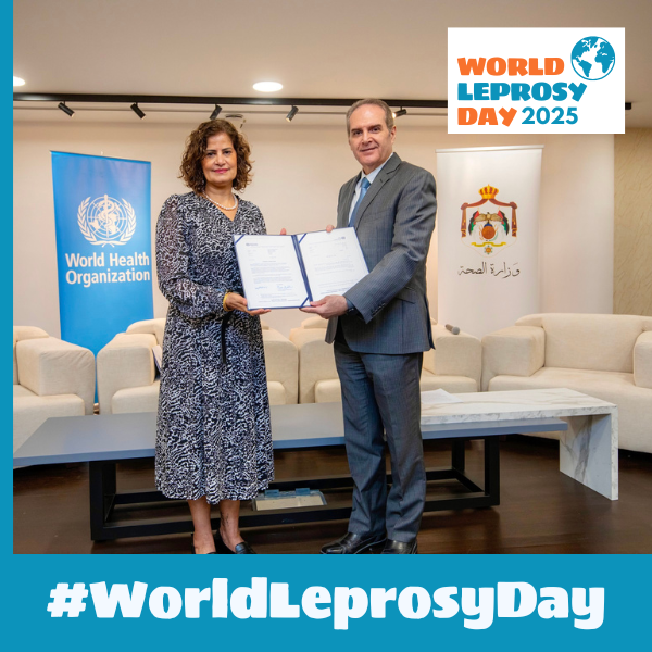 In 2024, Jordan became the first country to receive WHO verification for eliminating leprosy disease! 🎉 This proves leprosy can be defeated with strong political commitment. Let’s see more countries join! Learn more: bit.ly/40h3guV
#WorldLeprosyDay #UniteActEliminate