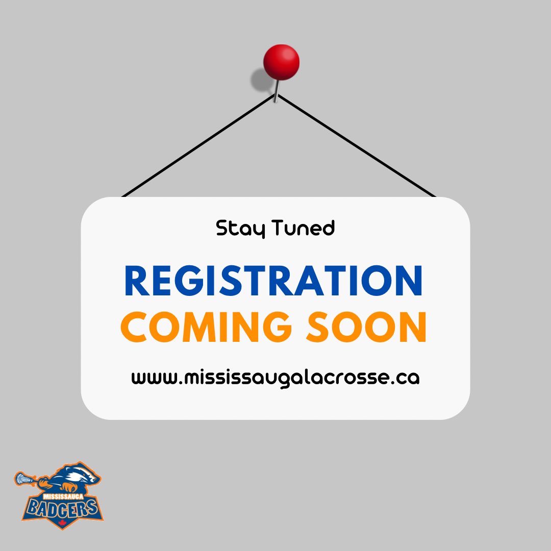 Stay tuned - Registration for the 2025 opening soon!