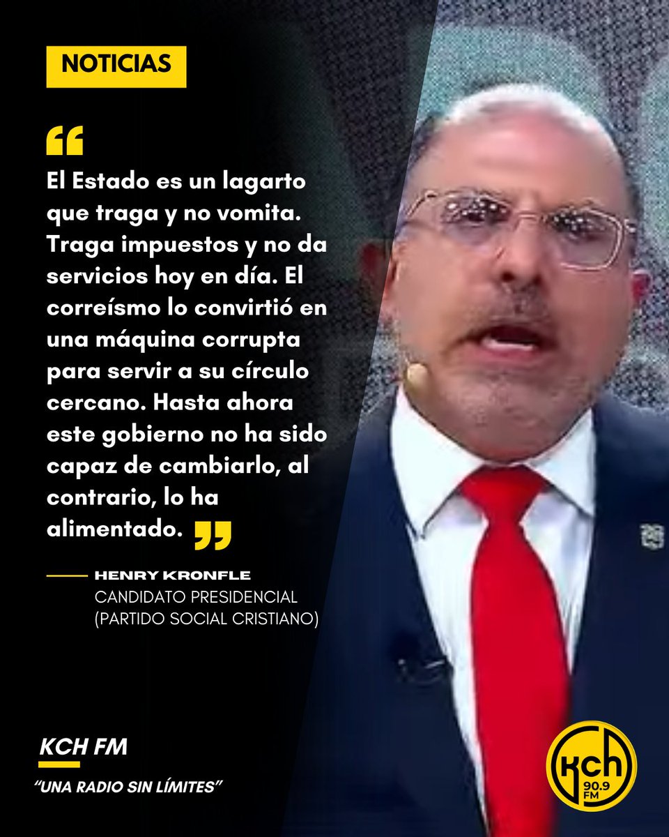 #DebatePresidencial | <a href="/HenryKronfle/">Henry Kronfle K.</a>, candidato presidencial por <a href="/La6Ecuador/">La6 y Aliados 🇪🇨 | Partido Social Cristiano</a>, sobre la eficiencia del Estado y servicios públicos: